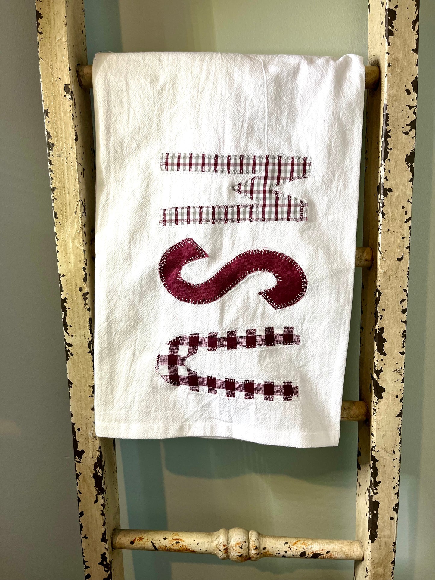 MSU Appliqué Tea Towel