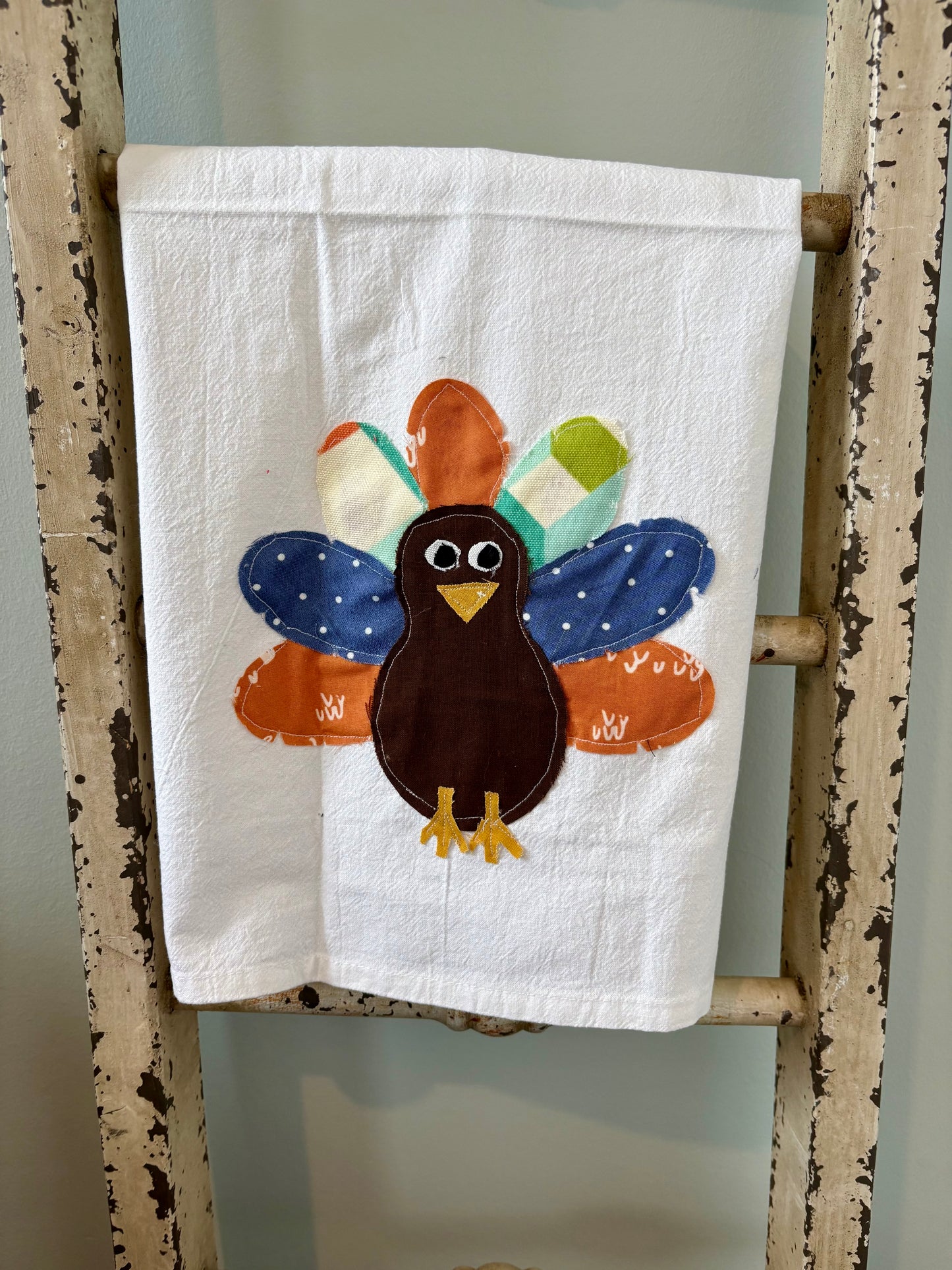 Turkey Appliqué Tea Towel