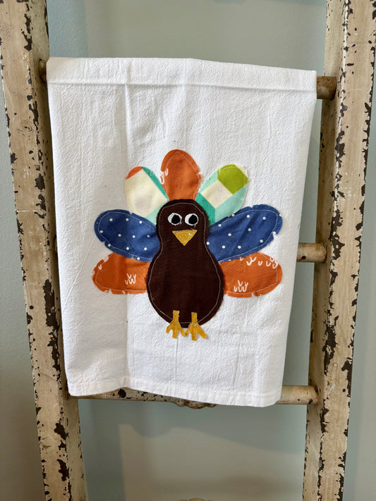 Turkey Appliqué Tea Towel