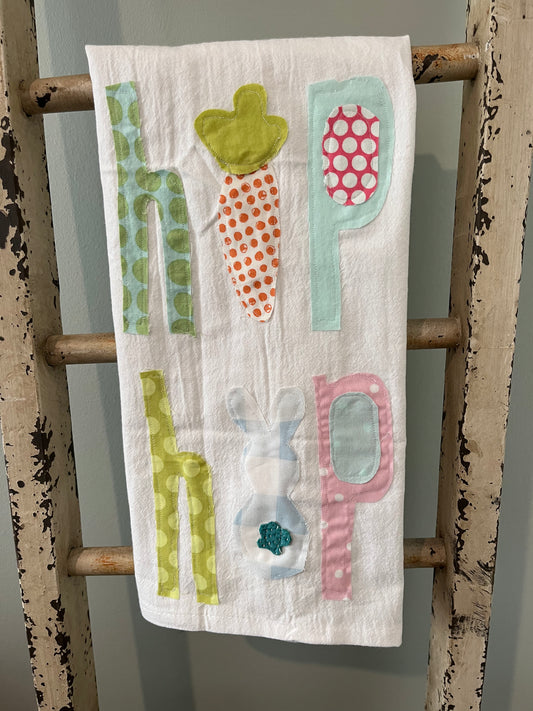 Easter Hip Hop Tea Towel