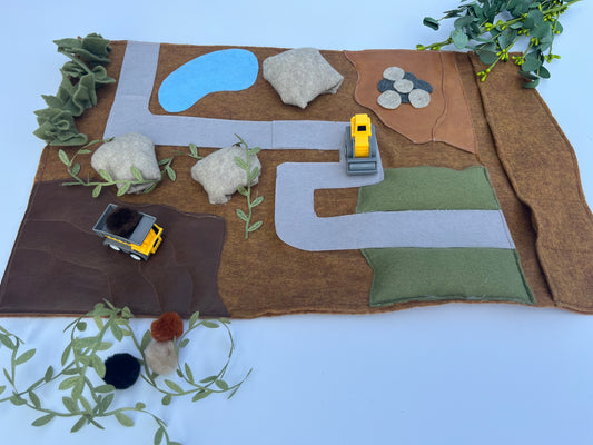 Construction on the go Play Mat