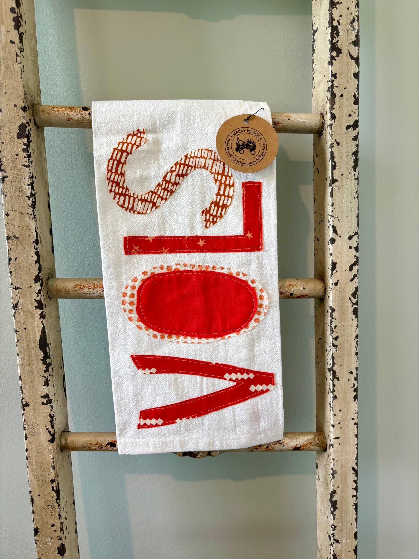 VOLS Appliqué Tea Towel