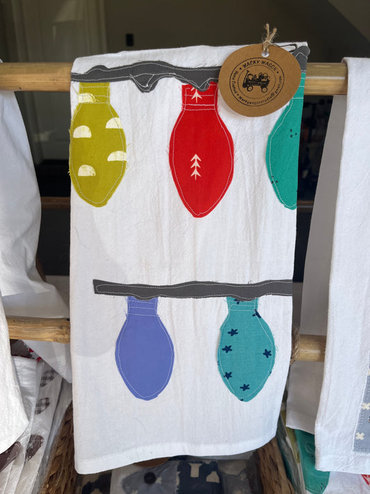 Light Appliqué Tea Towel