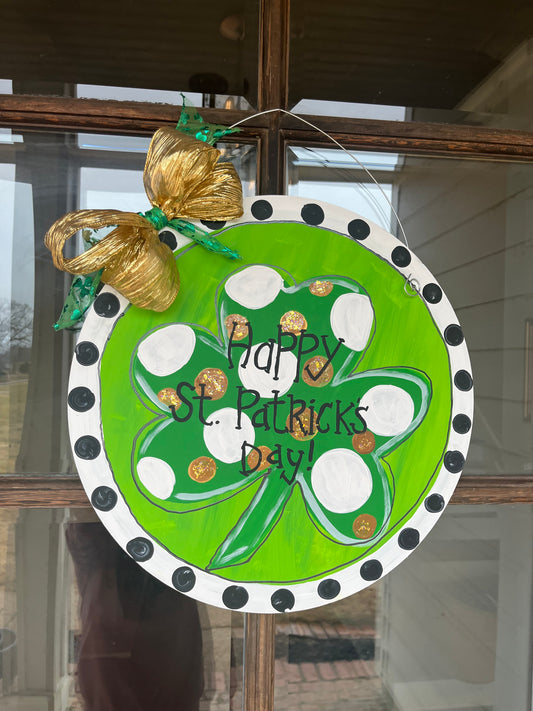 St Patrick’s Day Wooden Door Hanger