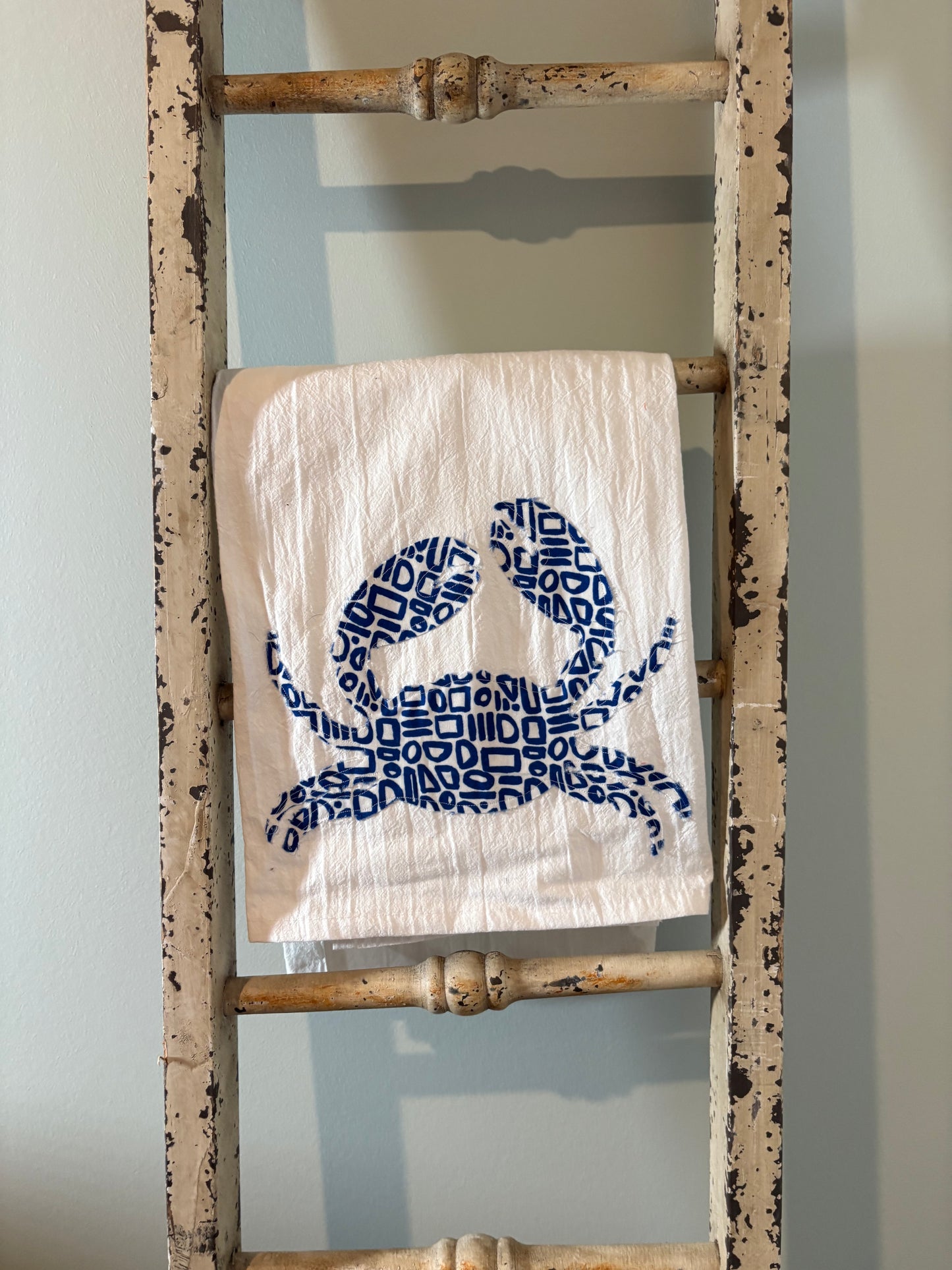 Blue Crab Tea Towel